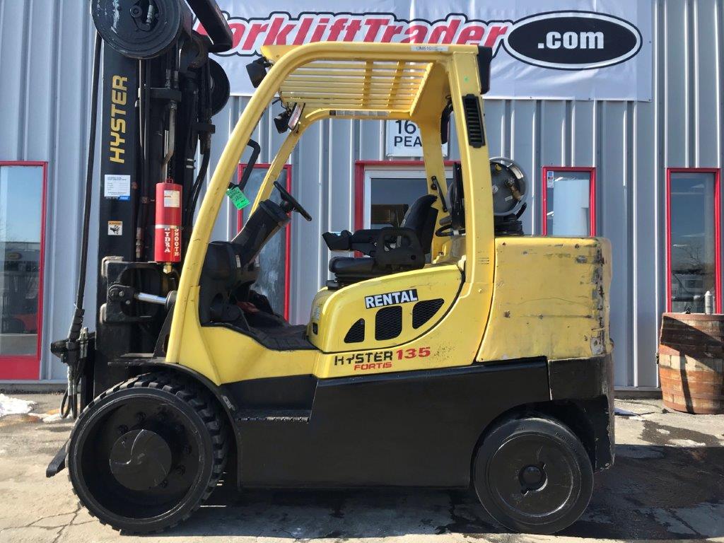 208" lift height 2007 hyster forklift for sale